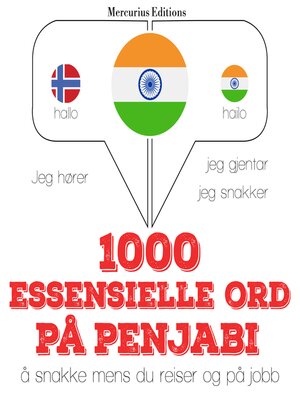 cover image of 1000 essensielle ord på Penjabi